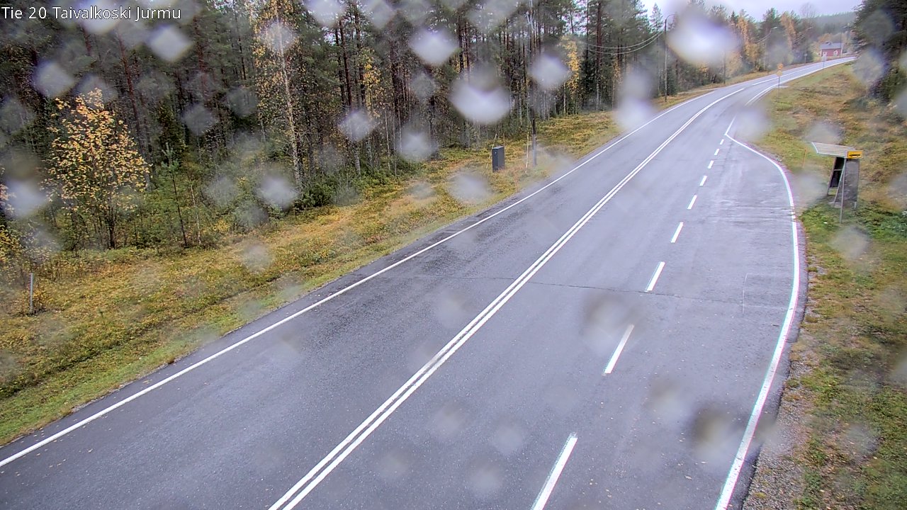 Weather Camera Image Väg 20 Taivalkoski, Jurmu, Taivalkoski, Pohjois-Pohjanmaa