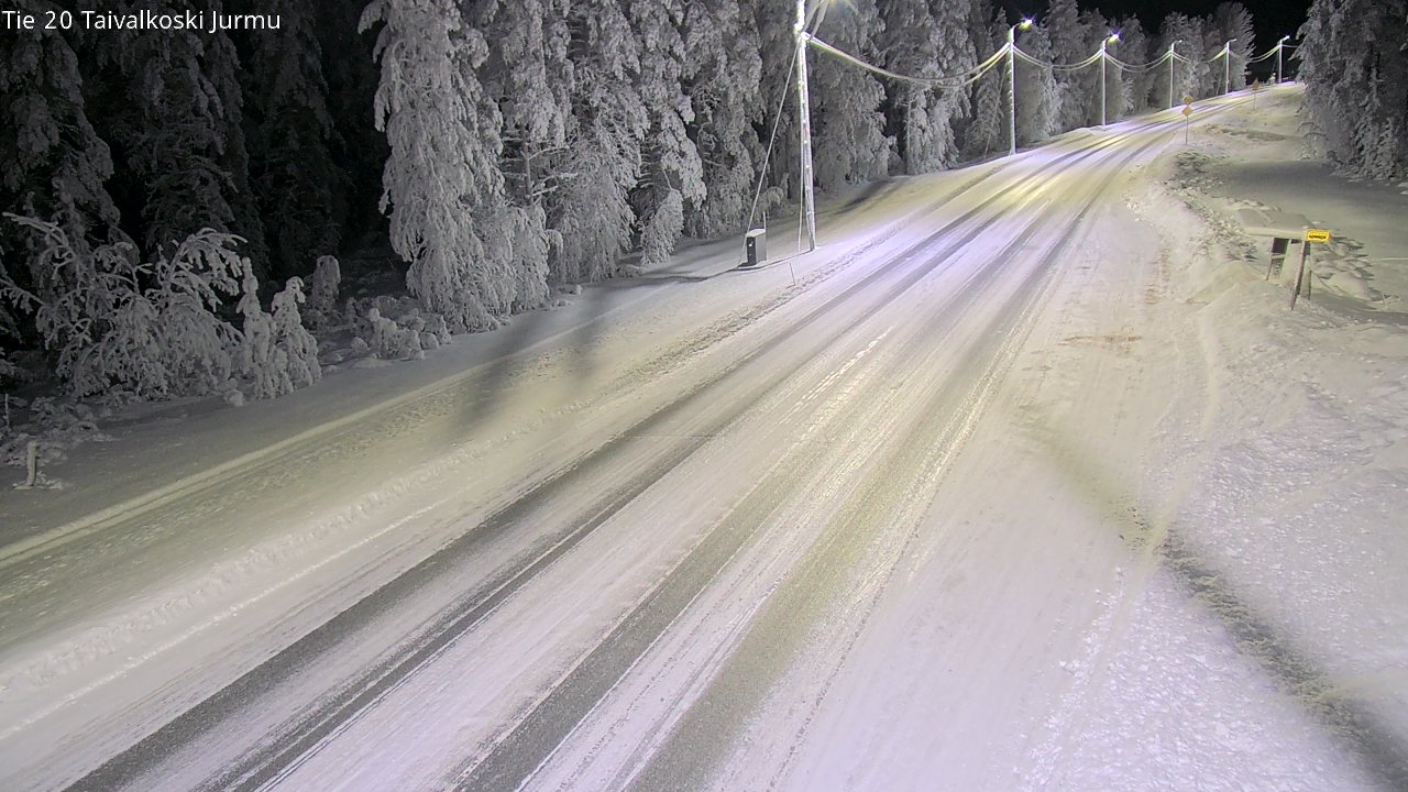 Kelikamerat Kuva Tie 20 Taivalkoski, Jurmu, Taivalkoski, Pohjois-Pohjanmaa