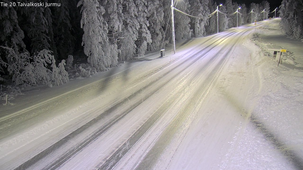 Kelikamerat Kuva Tie 20 Taivalkoski, Jurmu, Taivalkoski, Pohjois-Pohjanmaa
