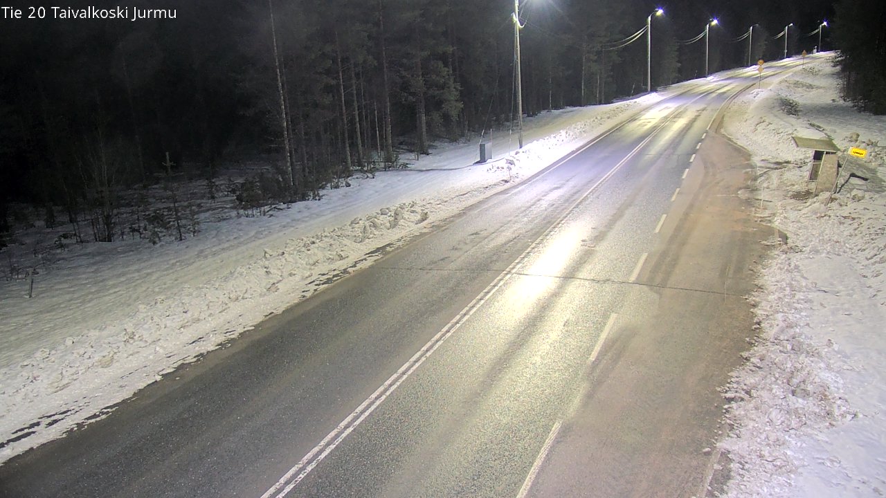 Kelikamerat Kuva Tie 20 Taivalkoski, Jurmu, Taivalkoski, Pohjois-Pohjanmaa