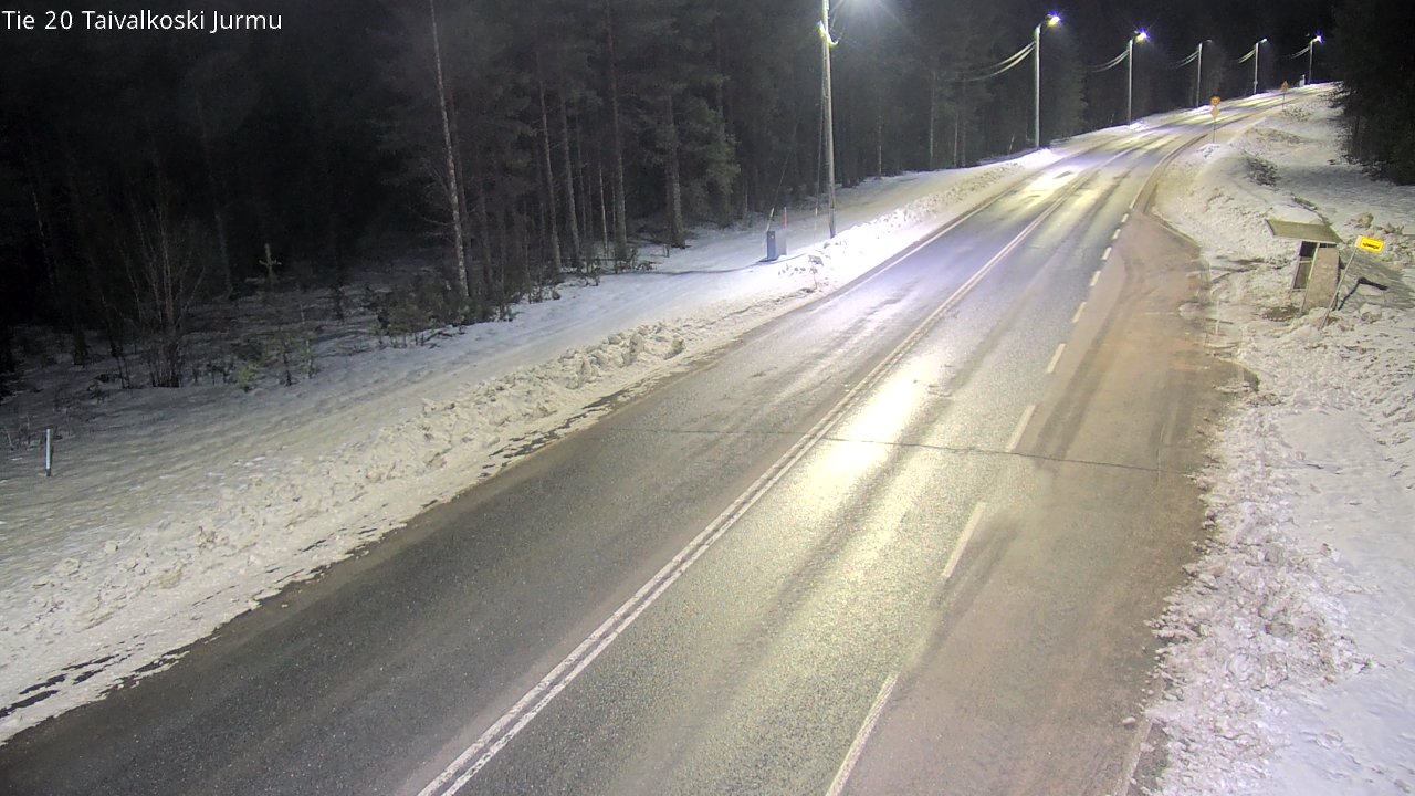 Kelikamerat Kuva Tie 20 Taivalkoski, Jurmu, Taivalkoski, Pohjois-Pohjanmaa