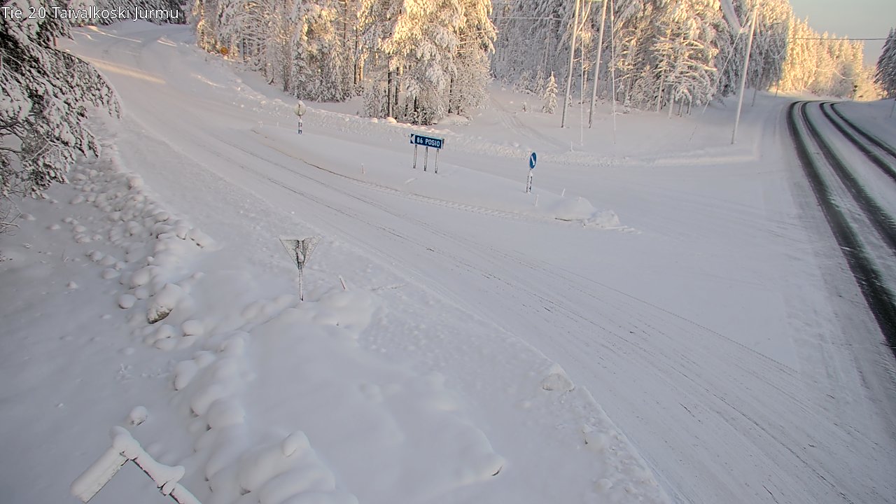 Kelikamerat Kuva Tie 20 Taivalkoski, Jurmu, Taivalkoski, Pohjois-Pohjanmaa
