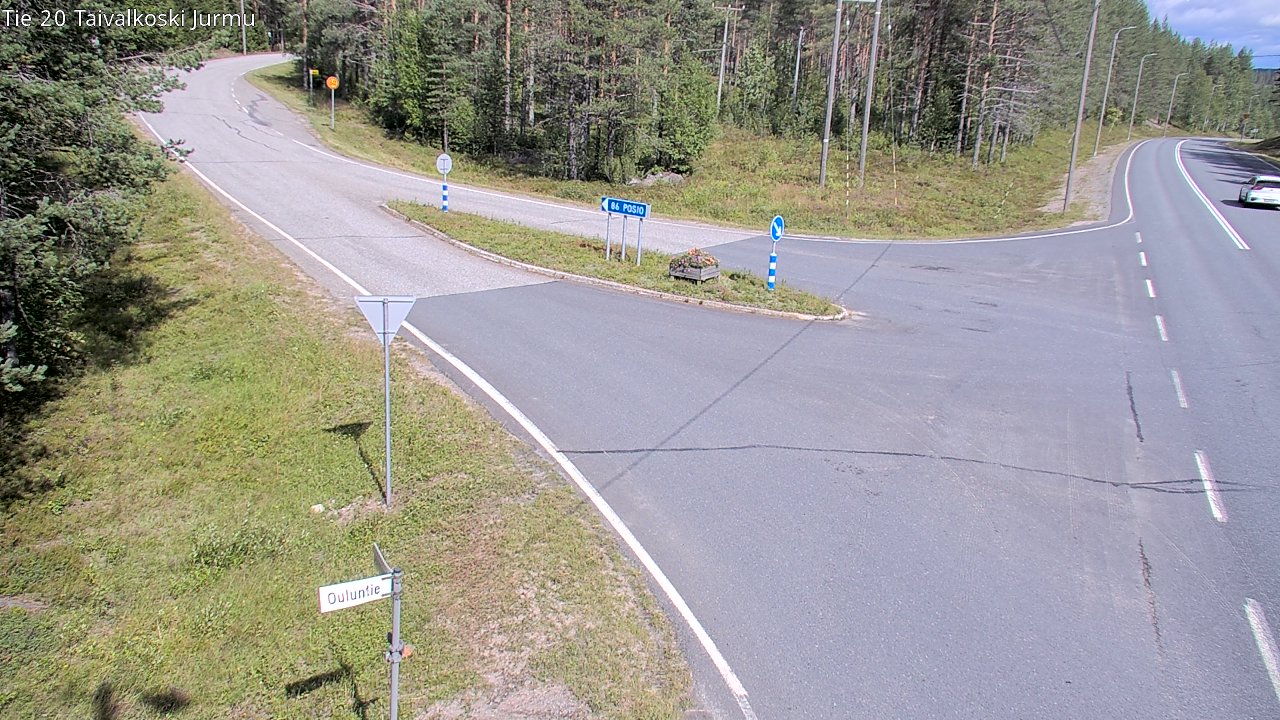 Kelikamerat Kuva Tie 20 Taivalkoski, Jurmu, Taivalkoski, Pohjois-Pohjanmaa