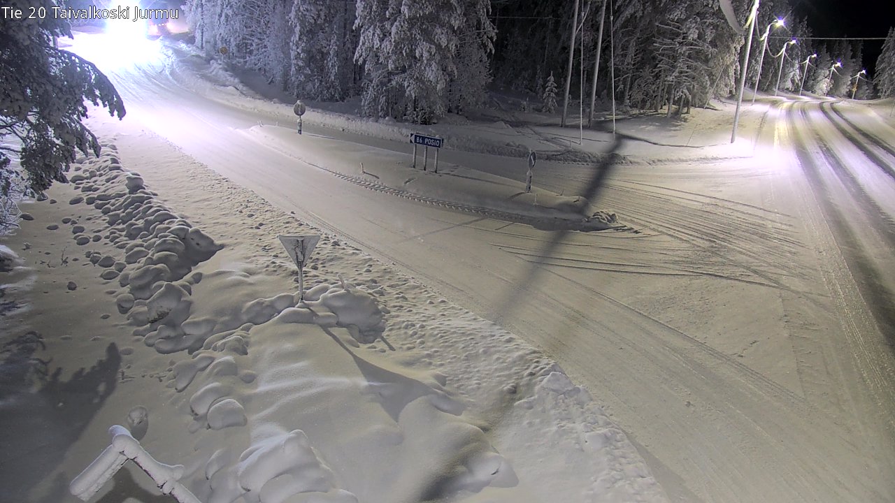 Kelikamerat Kuva Tie 20 Taivalkoski, Jurmu, Taivalkoski, Pohjois-Pohjanmaa