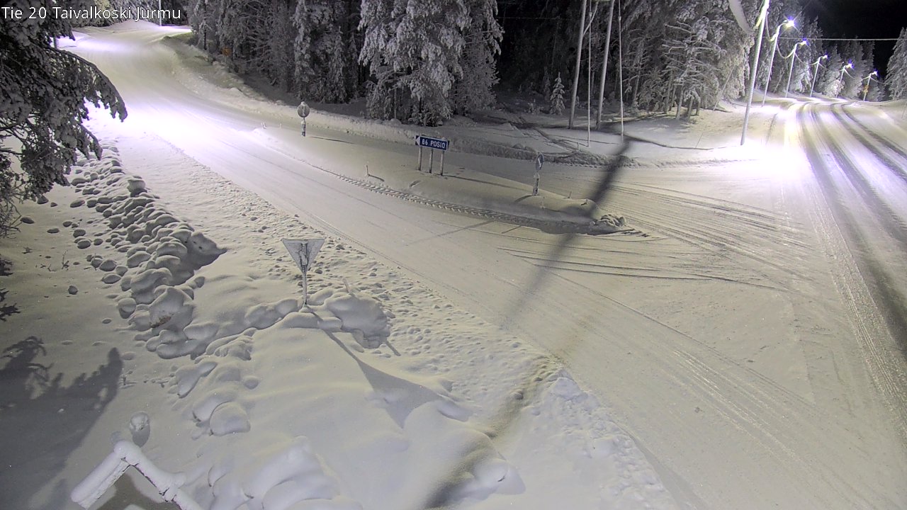 Kelikamerat Kuva Tie 20 Taivalkoski, Jurmu, Taivalkoski, Pohjois-Pohjanmaa