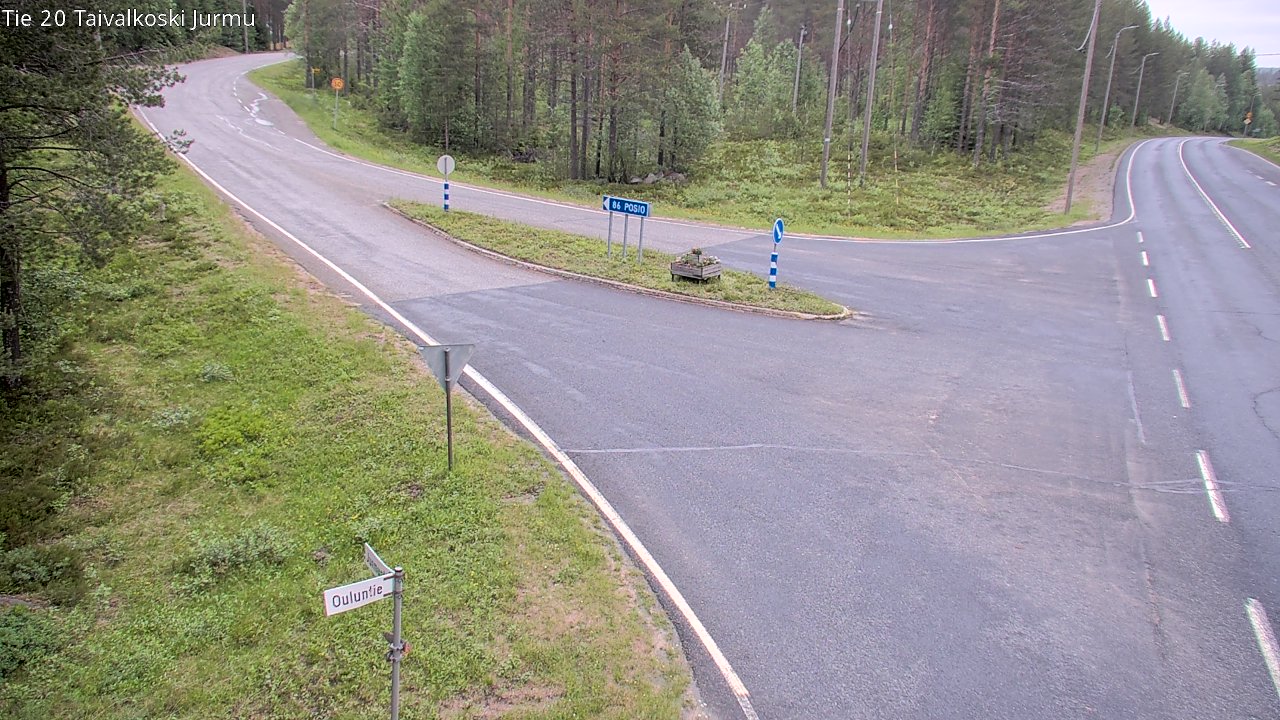 Kelikamerat Kuva Tie 20 Taivalkoski, Jurmu, Taivalkoski, Pohjois-Pohjanmaa