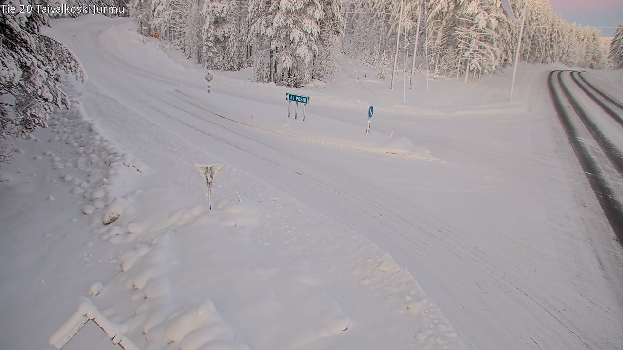 Kelikamerat Kuva Tie 20 Taivalkoski, Jurmu, Taivalkoski, Pohjois-Pohjanmaa