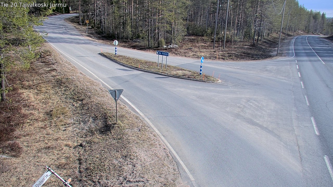 Kelikamerat Kuva Tie 20 Taivalkoski, Jurmu, Taivalkoski, Pohjois-Pohjanmaa