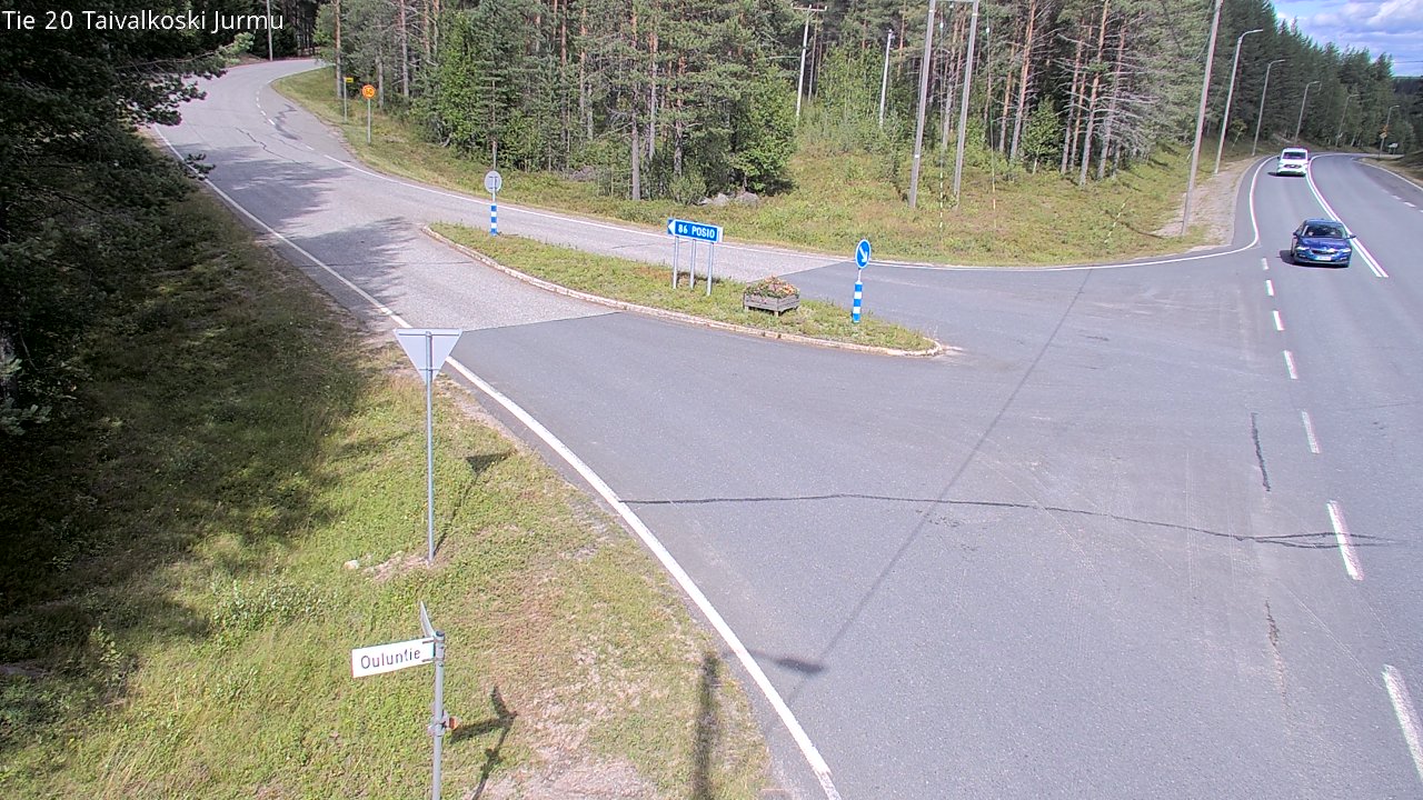 Kelikamerat Kuva Tie 20 Taivalkoski, Jurmu, Taivalkoski, Pohjois-Pohjanmaa