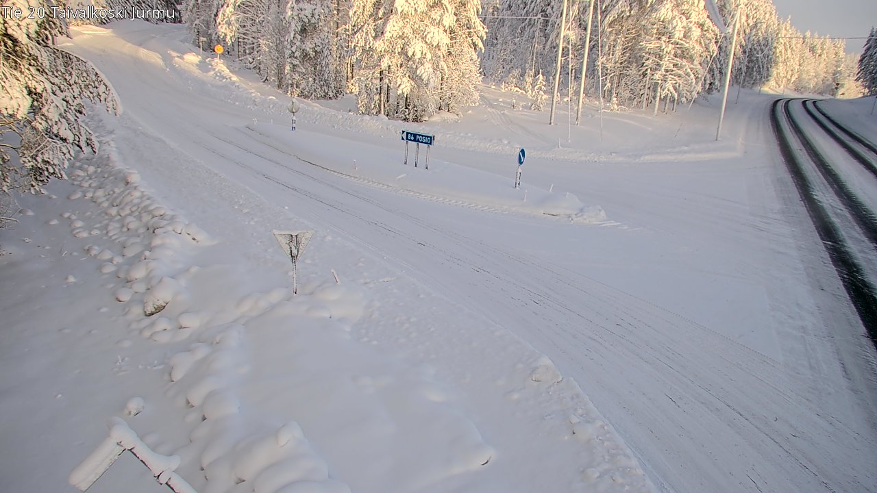 Kelikamerat Kuva Tie 20 Taivalkoski, Jurmu, Taivalkoski, Pohjois-Pohjanmaa