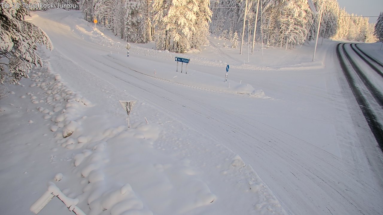 Kelikamerat Kuva Tie 20 Taivalkoski, Jurmu, Taivalkoski, Pohjois-Pohjanmaa