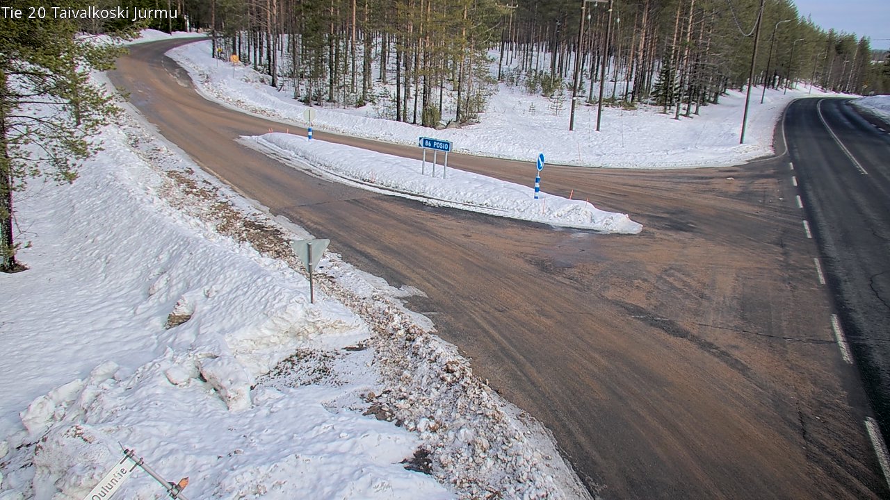 Kelikamerat Kuva Tie 20 Taivalkoski, Jurmu, Taivalkoski, Pohjois-Pohjanmaa