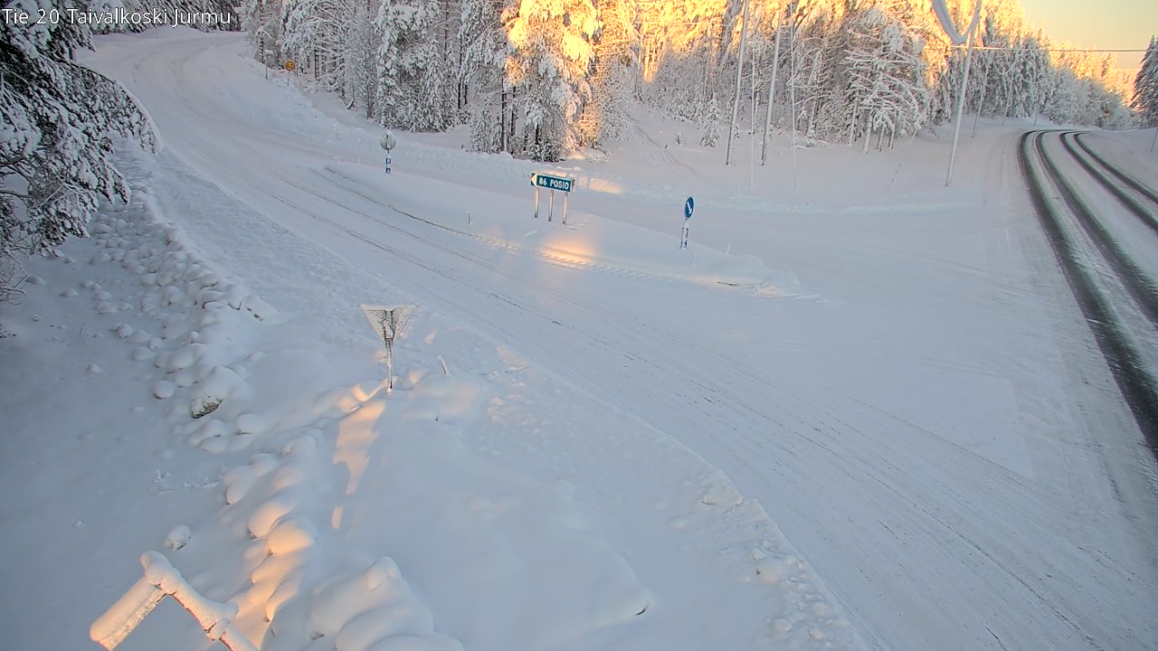 Kelikamerat Kuva Tie 20 Taivalkoski, Jurmu, Taivalkoski, Pohjois-Pohjanmaa