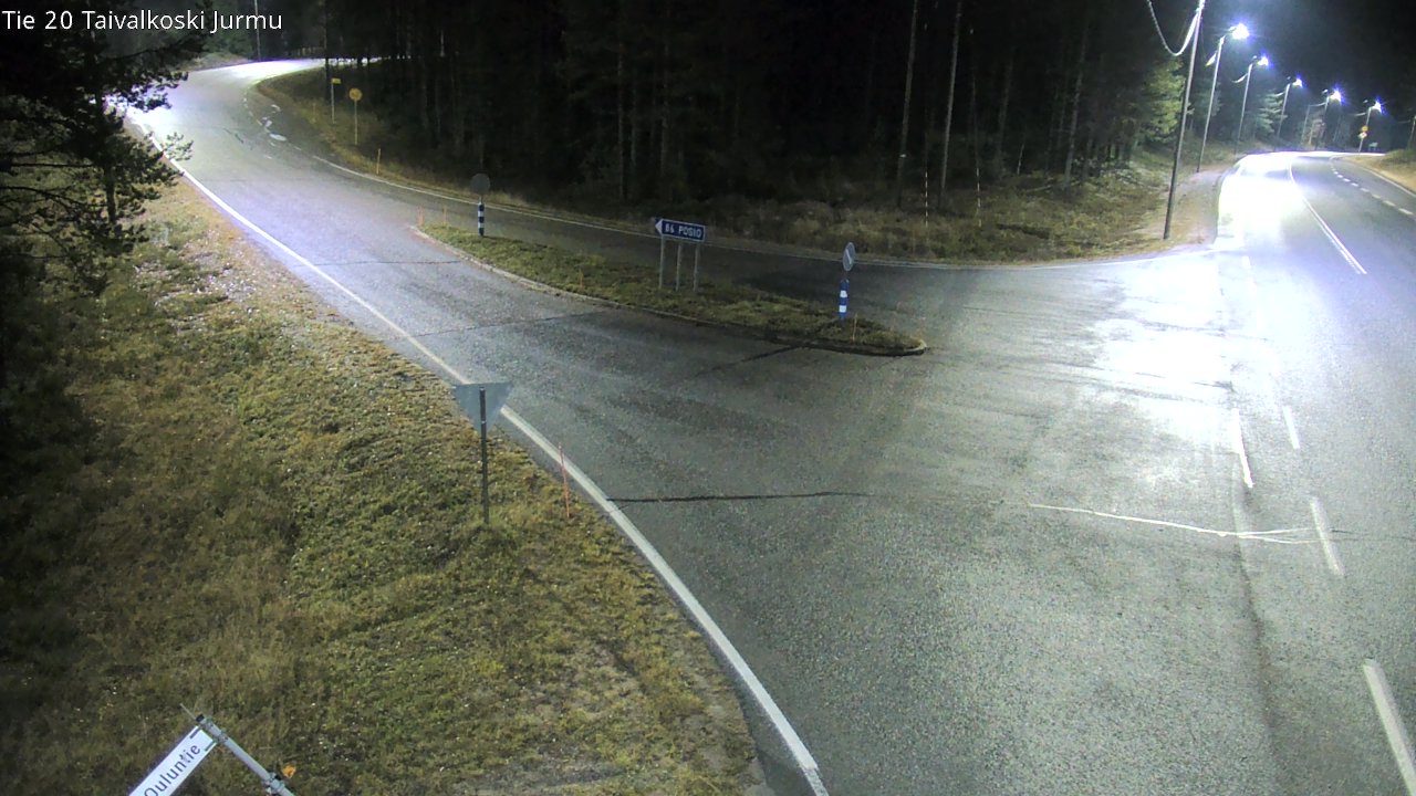 Kelikamerat Kuva Tie 20 Taivalkoski, Jurmu, Taivalkoski, Pohjois-Pohjanmaa