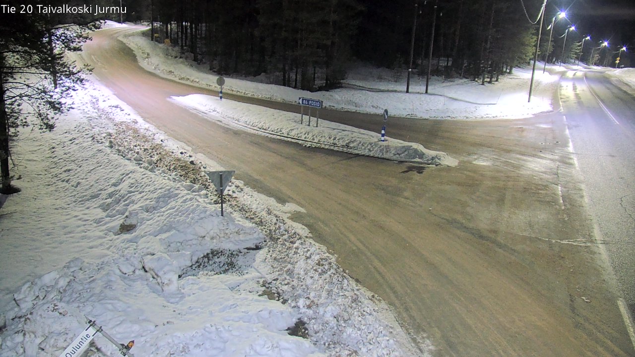 Kelikamerat Kuva Tie 20 Taivalkoski, Jurmu, Taivalkoski, Pohjois-Pohjanmaa