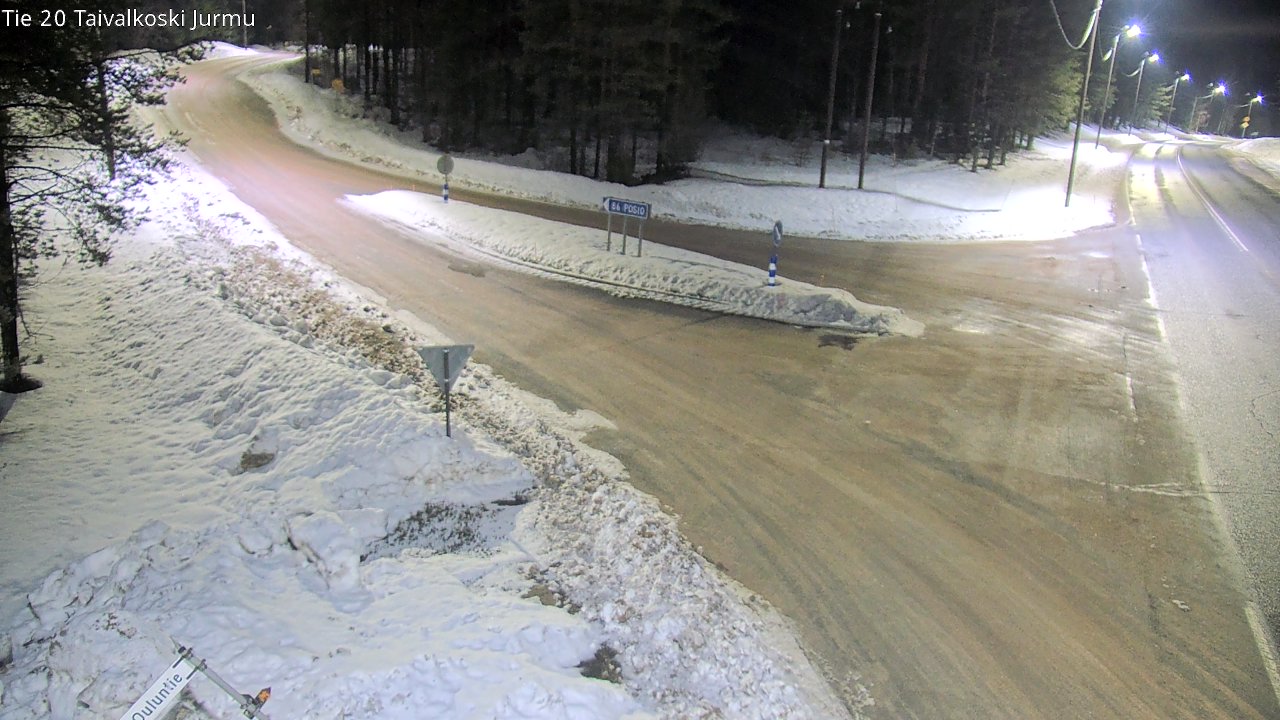 Kelikamerat Kuva Tie 20 Taivalkoski, Jurmu, Taivalkoski, Pohjois-Pohjanmaa