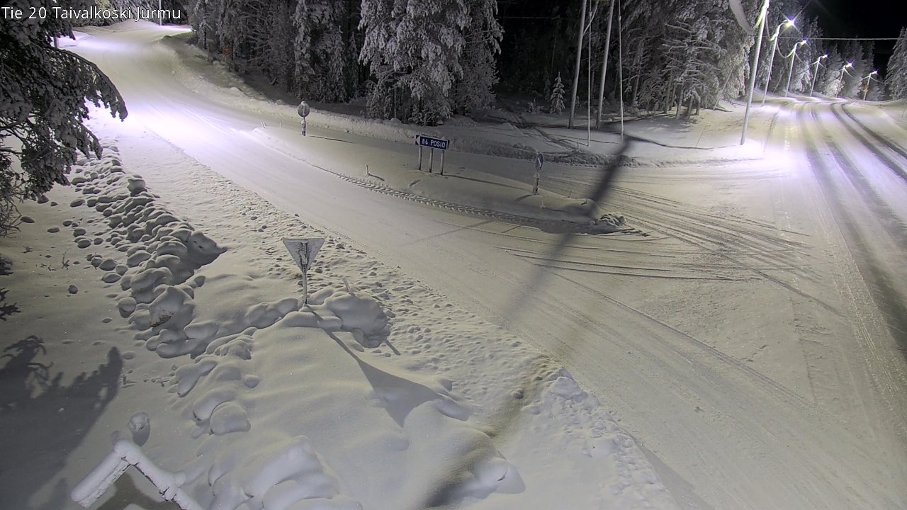 Kelikamerat Kuva Tie 20 Taivalkoski, Jurmu, Taivalkoski, Pohjois-Pohjanmaa
