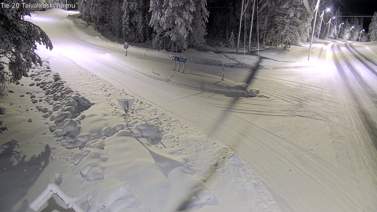 Kelikamerat Kuva Tie 20 Taivalkoski, Jurmu, Taivalkoski, Pohjois-Pohjanmaa