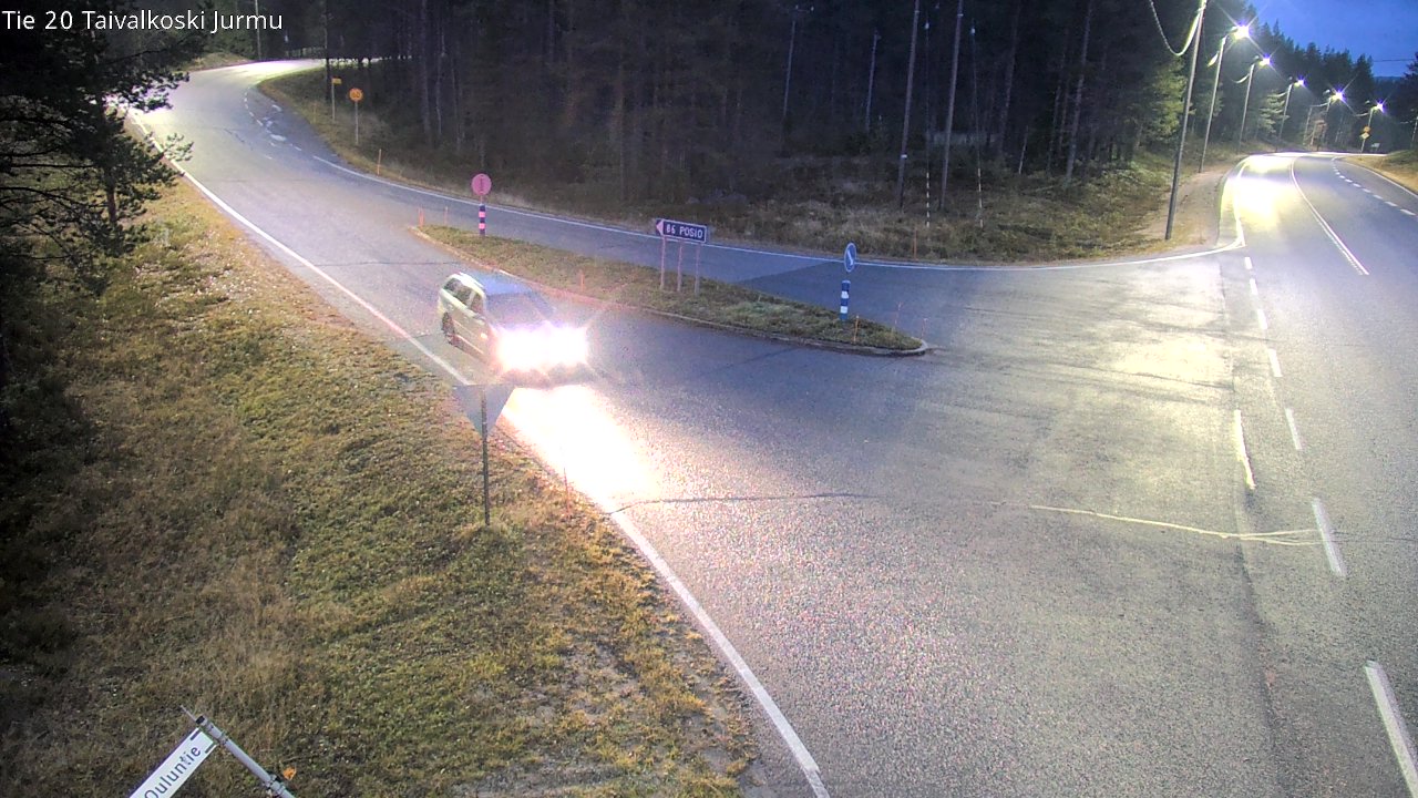 Kelikamerat Kuva Tie 20 Taivalkoski, Jurmu, Taivalkoski, Pohjois-Pohjanmaa