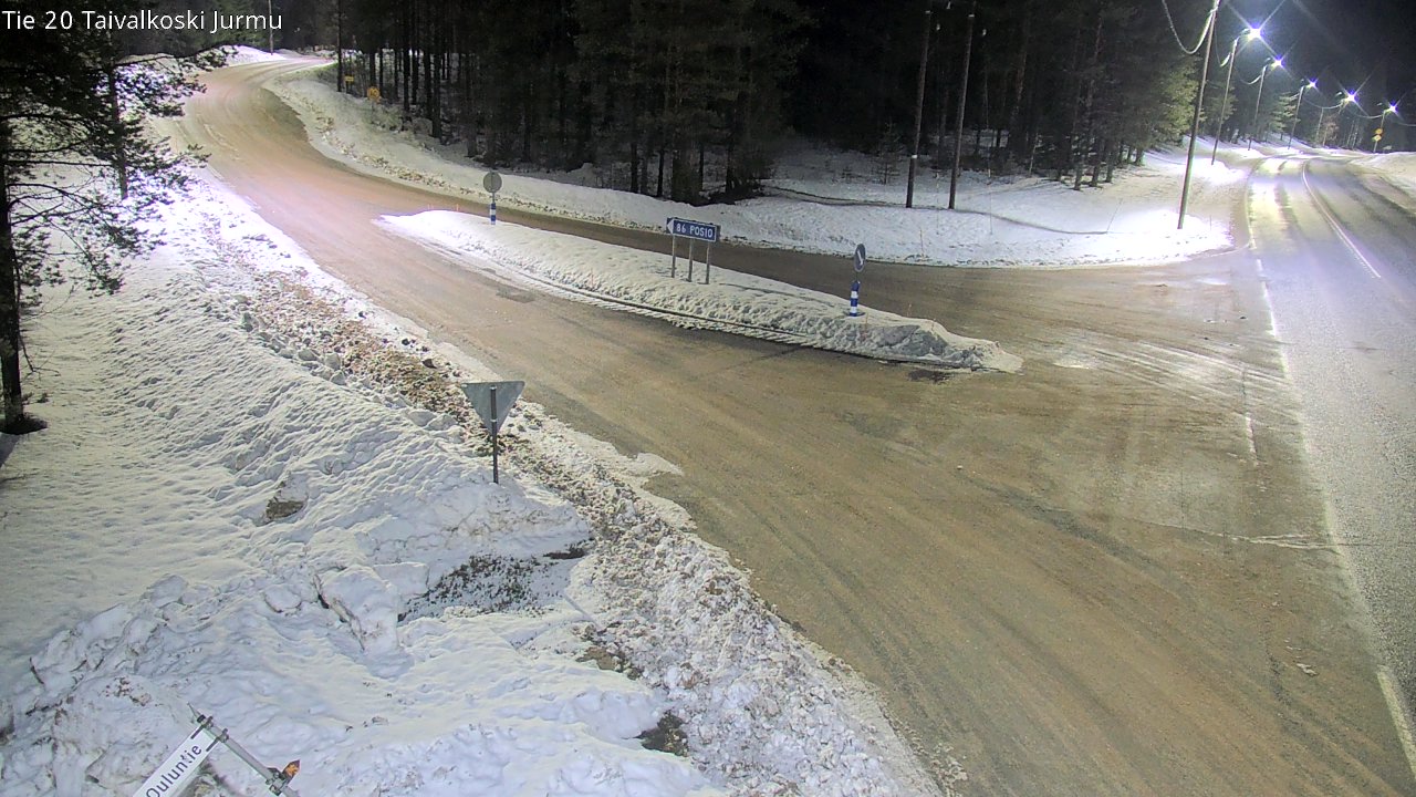 Kelikamerat Kuva Tie 20 Taivalkoski, Jurmu, Taivalkoski, Pohjois-Pohjanmaa