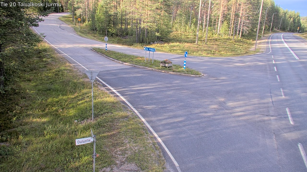 Kelikamerat Kuva Tie 20 Taivalkoski, Jurmu, Taivalkoski, Pohjois-Pohjanmaa