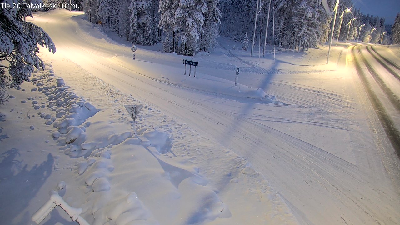 Kelikamerat Kuva Tie 20 Taivalkoski, Jurmu, Taivalkoski, Pohjois-Pohjanmaa