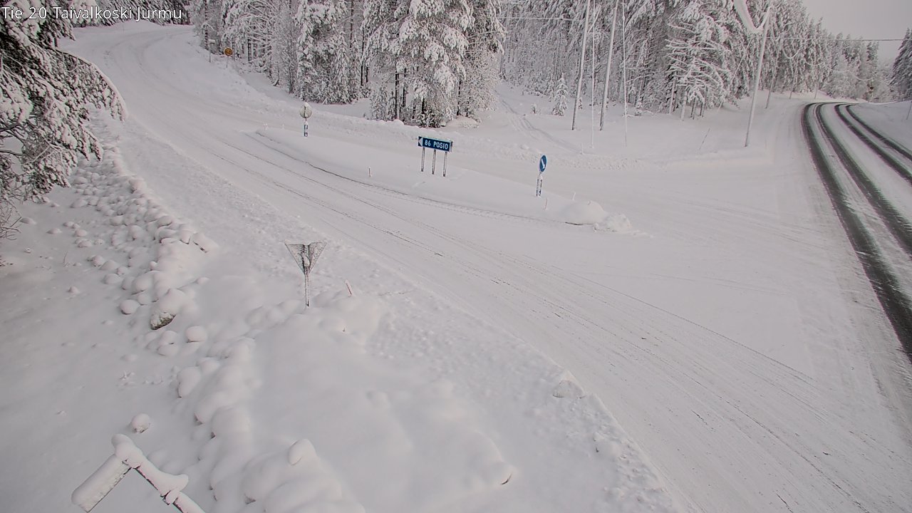 Kelikamerat Kuva Tie 20 Taivalkoski, Jurmu, Taivalkoski, Pohjois-Pohjanmaa