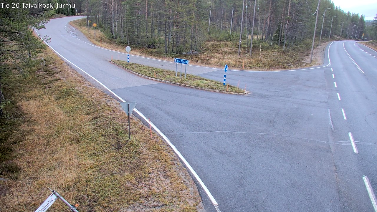 Kelikamerat Kuva Tie 20 Taivalkoski, Jurmu, Taivalkoski, Pohjois-Pohjanmaa