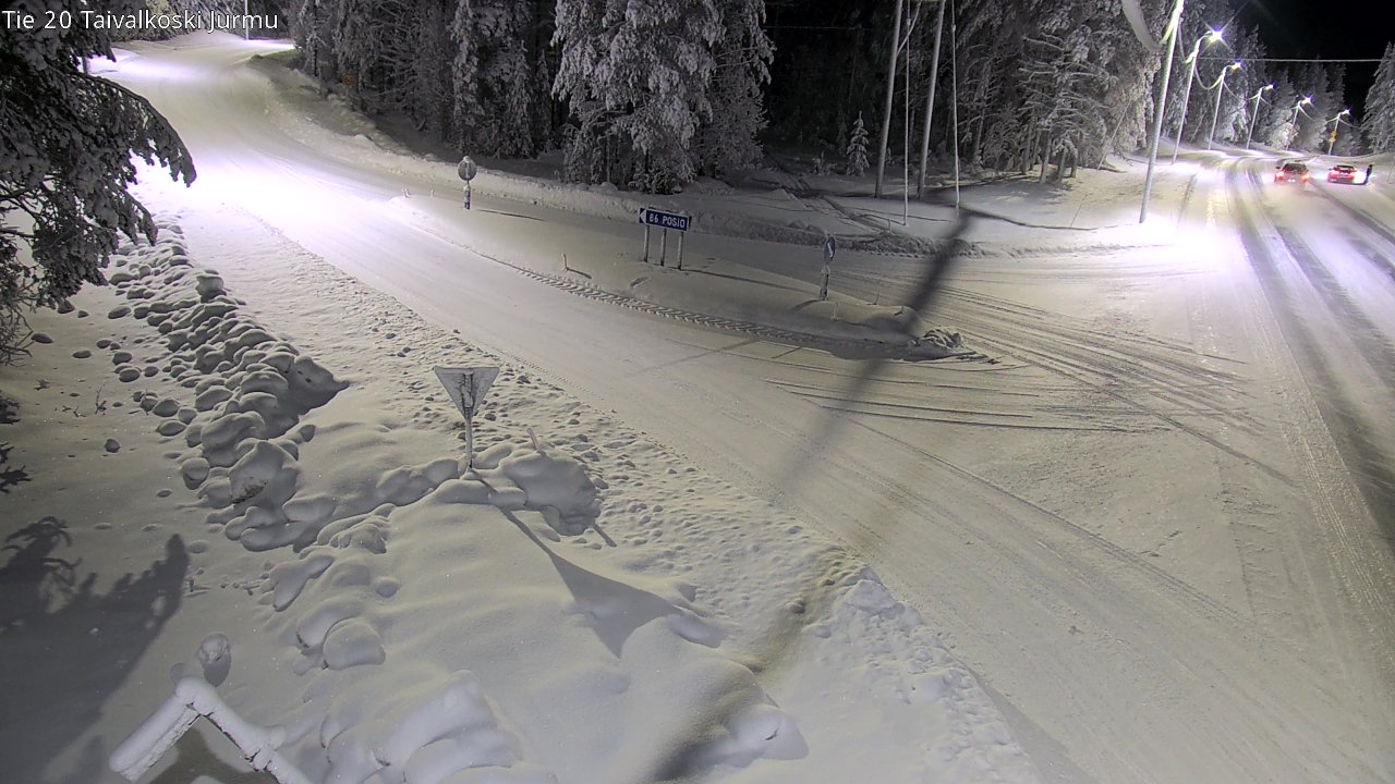 Kelikamerat Kuva Tie 20 Taivalkoski, Jurmu, Taivalkoski, Pohjois-Pohjanmaa