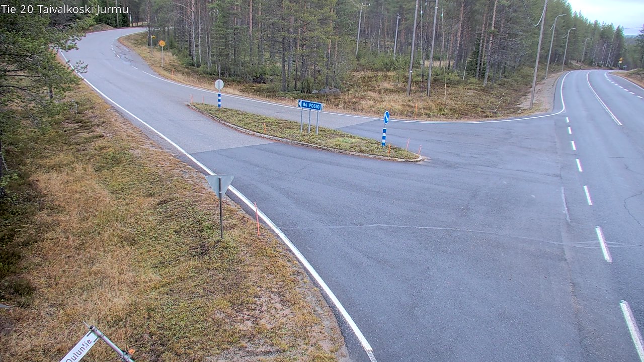 Kelikamerat Kuva Tie 20 Taivalkoski, Jurmu, Taivalkoski, Pohjois-Pohjanmaa