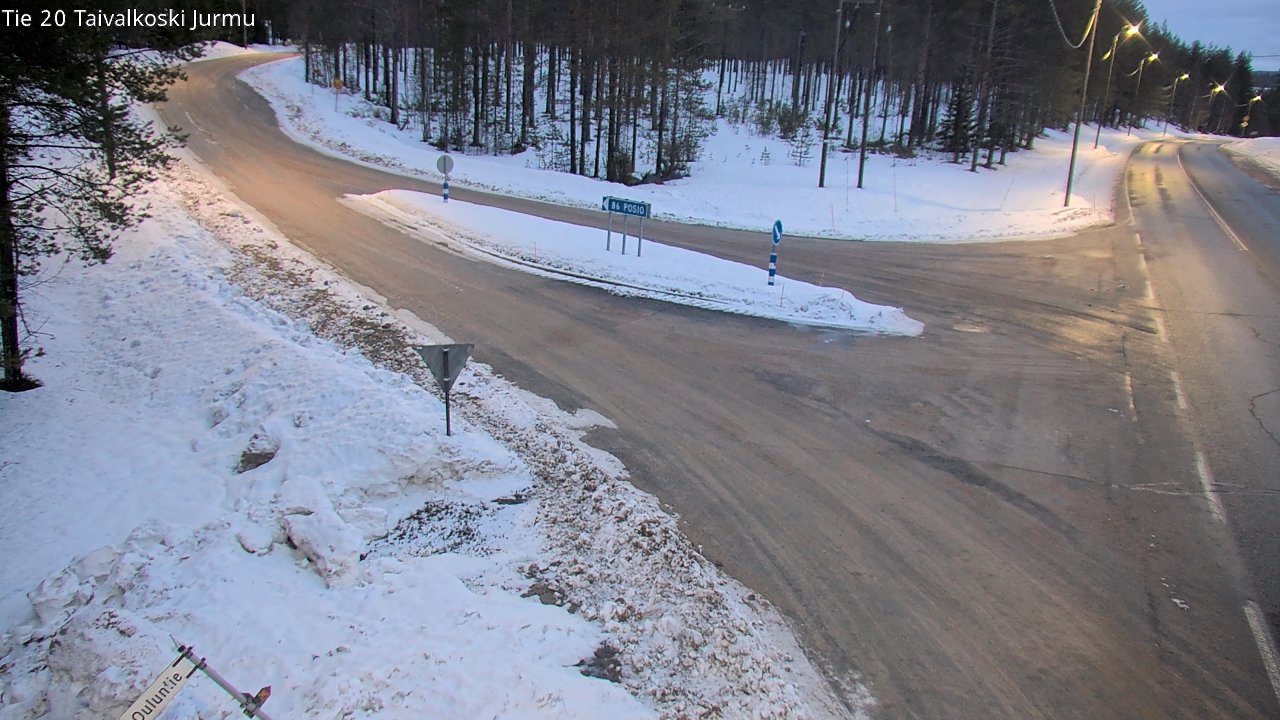 Kelikamerat Kuva Tie 20 Taivalkoski, Jurmu, Taivalkoski, Pohjois-Pohjanmaa