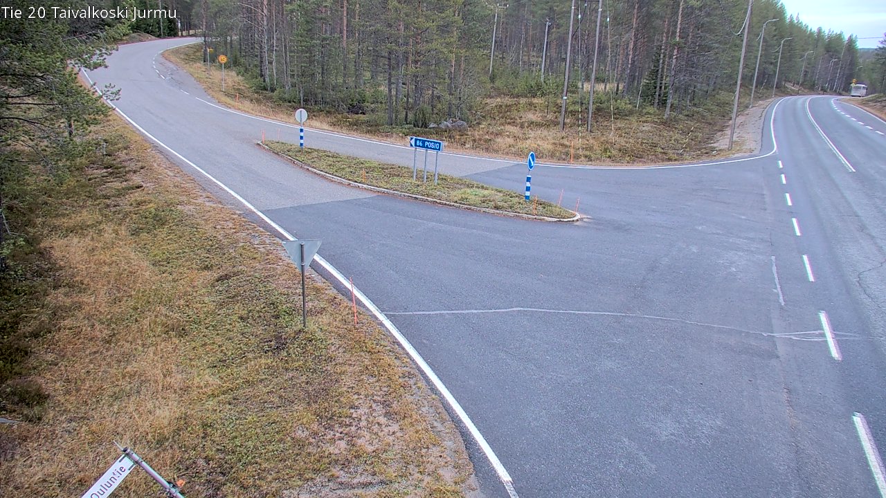 Kelikamerat Kuva Tie 20 Taivalkoski, Jurmu, Taivalkoski, Pohjois-Pohjanmaa