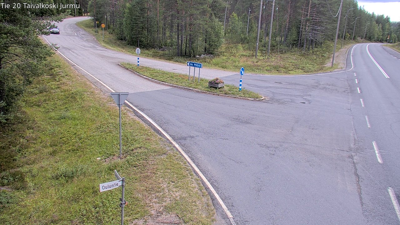 Kelikamerat Kuva Tie 20 Taivalkoski, Jurmu, Taivalkoski, Pohjois-Pohjanmaa