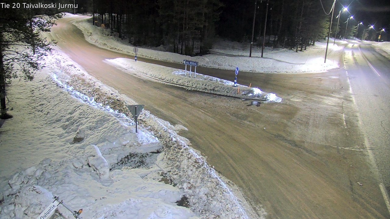 Kelikamerat Kuva Tie 20 Taivalkoski, Jurmu, Taivalkoski, Pohjois-Pohjanmaa