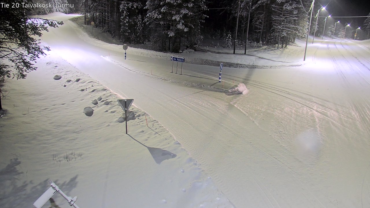 Kelikamerat Kuva Tie 20 Taivalkoski, Jurmu, Taivalkoski, Pohjois-Pohjanmaa