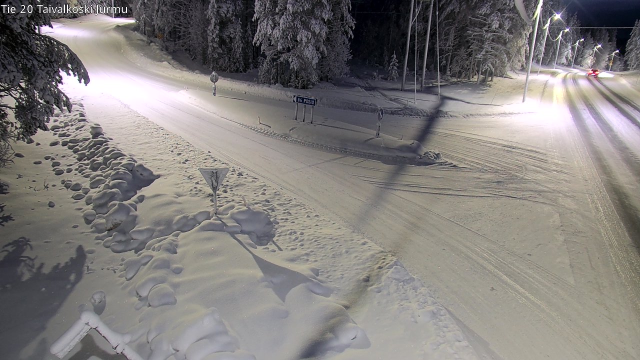 Kelikamerat Kuva Tie 20 Taivalkoski, Jurmu, Taivalkoski, Pohjois-Pohjanmaa