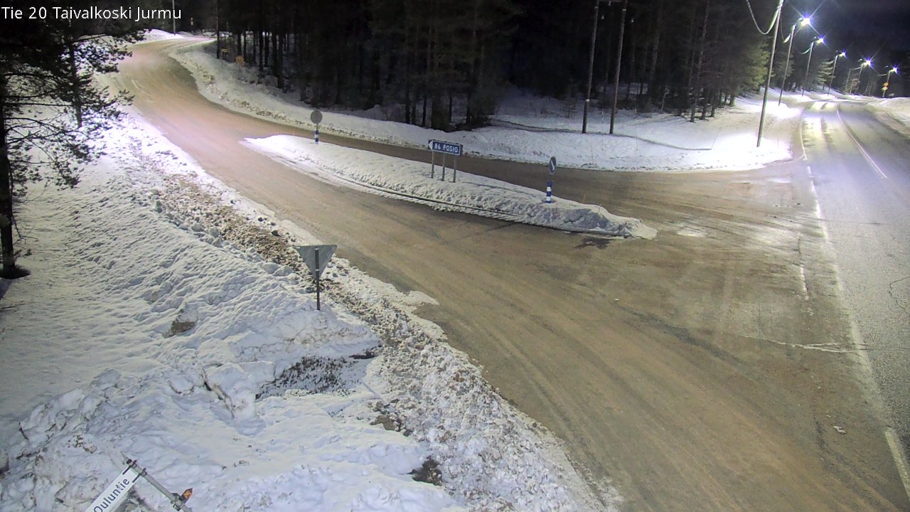 Kelikamerat Kuva Tie 20 Taivalkoski, Jurmu, Taivalkoski, Pohjois-Pohjanmaa