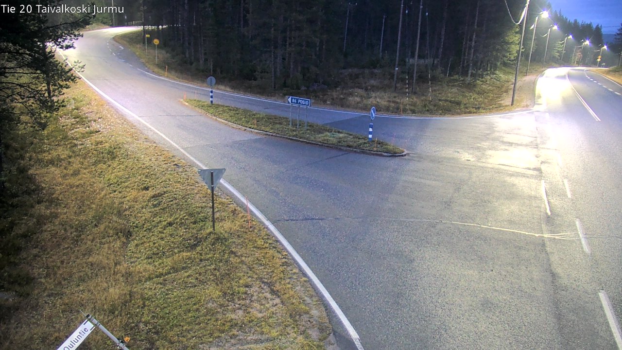 Kelikamerat Kuva Tie 20 Taivalkoski, Jurmu, Taivalkoski, Pohjois-Pohjanmaa