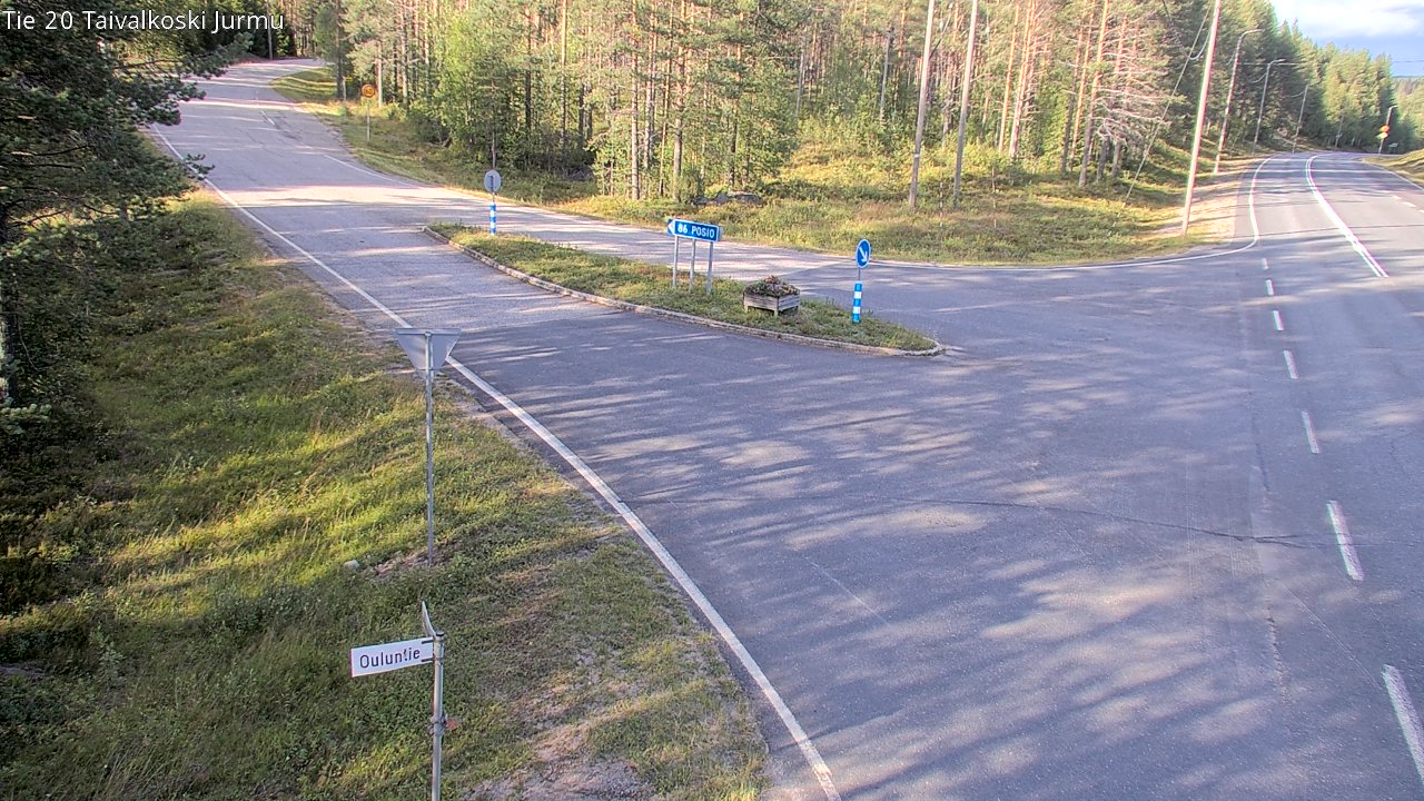Kelikamerat Kuva Tie 20 Taivalkoski, Jurmu, Taivalkoski, Pohjois-Pohjanmaa