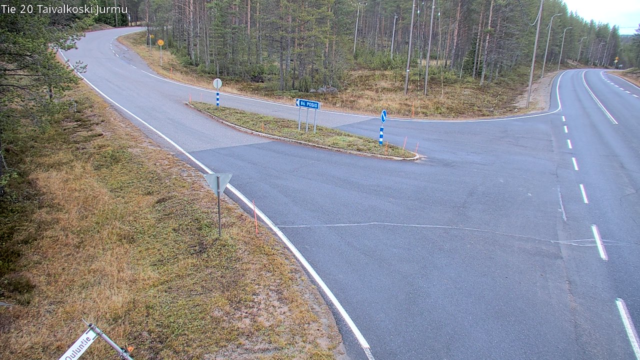 Kelikamerat Kuva Tie 20 Taivalkoski, Jurmu, Taivalkoski, Pohjois-Pohjanmaa