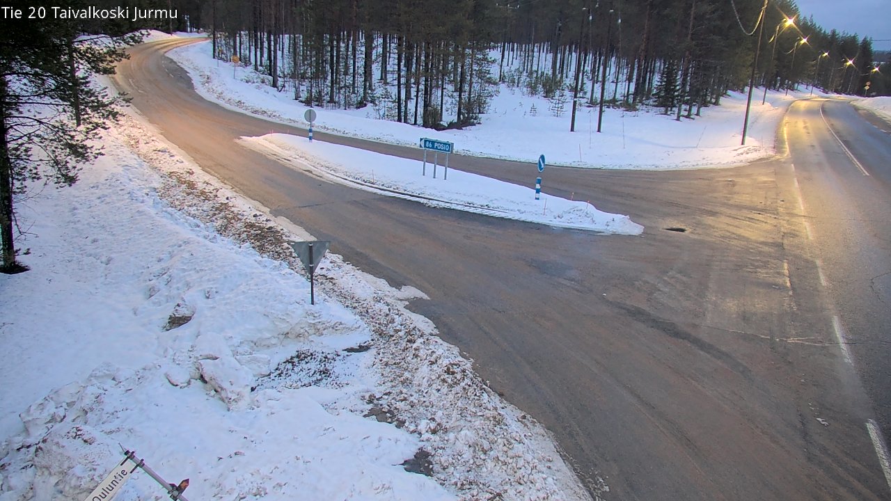 Kelikamerat Kuva Tie 20 Taivalkoski, Jurmu, Taivalkoski, Pohjois-Pohjanmaa