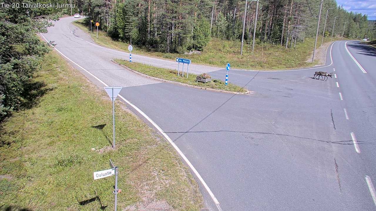 Kelikamerat Kuva Tie 20 Taivalkoski, Jurmu, Taivalkoski, Pohjois-Pohjanmaa
