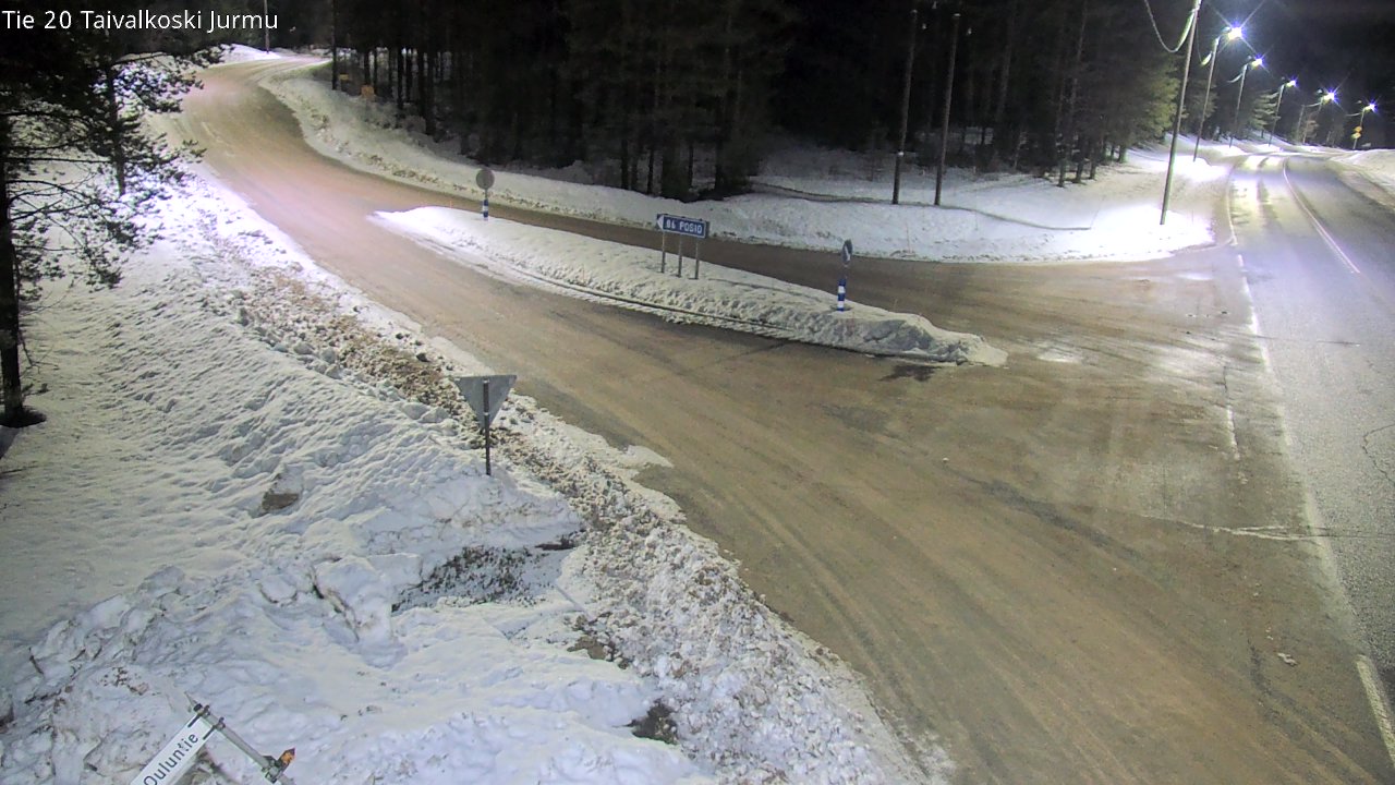 Kelikamerat Kuva Tie 20 Taivalkoski, Jurmu, Taivalkoski, Pohjois-Pohjanmaa