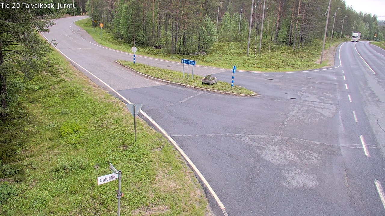 Kelikamerat Kuva Tie 20 Taivalkoski, Jurmu, Taivalkoski, Pohjois-Pohjanmaa
