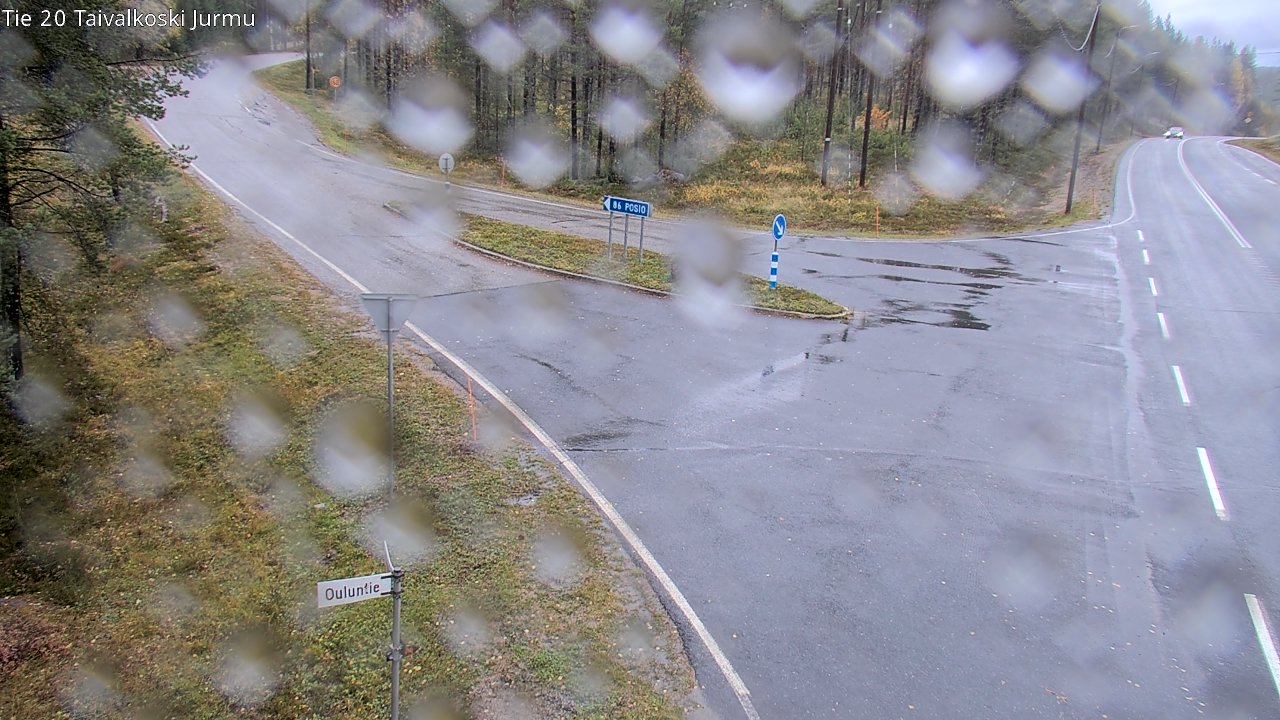 Weather Camera Image Road 20 Taivalkoski, Jurmu, Taivalkoski, Pohjois-Pohjanmaa