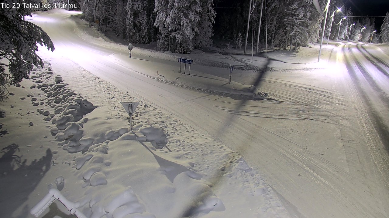 Kelikamerat Kuva Tie 20 Taivalkoski, Jurmu, Taivalkoski, Pohjois-Pohjanmaa
