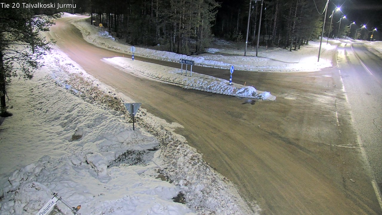 Kelikamerat Kuva Tie 20 Taivalkoski, Jurmu, Taivalkoski, Pohjois-Pohjanmaa