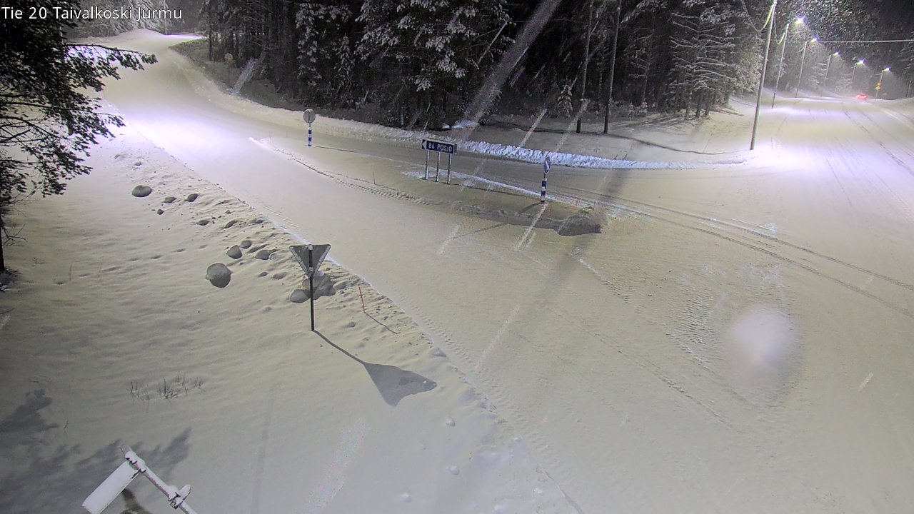 Kelikamerat Kuva Tie 20 Taivalkoski, Jurmu, Taivalkoski, Pohjois-Pohjanmaa