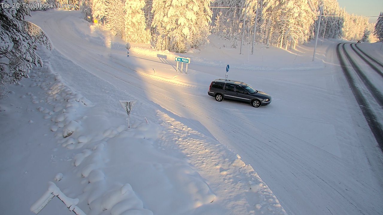 Kelikamerat Kuva Tie 20 Taivalkoski, Jurmu, Taivalkoski, Pohjois-Pohjanmaa