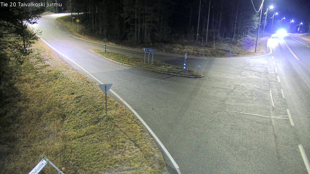 Kelikamerat Kuva Tie 20 Taivalkoski, Jurmu, Taivalkoski, Pohjois-Pohjanmaa